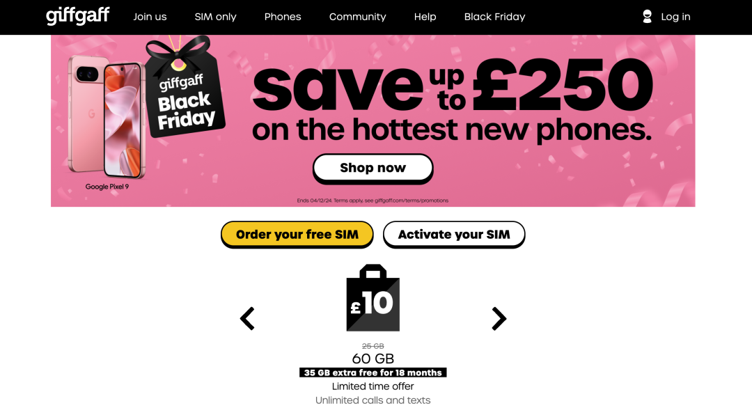 境外手机卡giffgaff官网