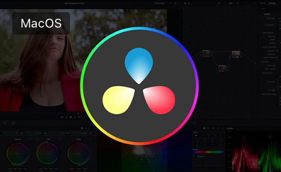 视频编辑软件：达芬奇调色 DaVinci Resolve Studio 18.6.4 学习版 (Win/Mac)