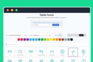 Tabler Icons 1400 多个开源免费 SVG 图标 可商用