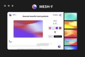 MESH·Y 在线自定义渐变色背景生成 支持PNG格式导出