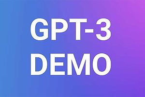 Ai人工智能 GPT-3应用程序使用案例-GPT-3 DEMO