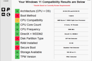 Windows11 检测工具：WhyNotWin11