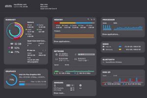 iStatistica Pro 4.0 中文破解版 ：超赞的mac系统监控小部件