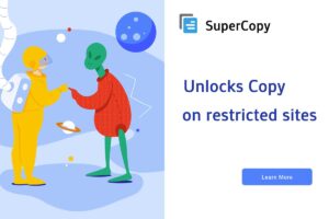 SuperCopy-启用复制 一键解除网站右键复制限制工具